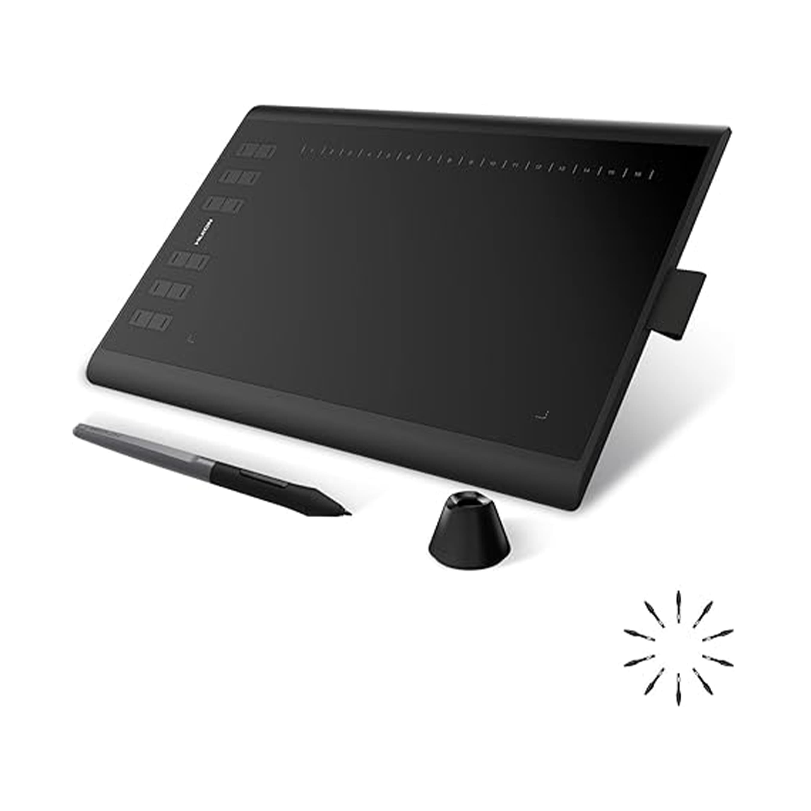 HUION Inspiroy Graphics Drawing Tablet – Battery-Free Stylus, 8192 Pressure Levels (Digital Art & Design Tablet)