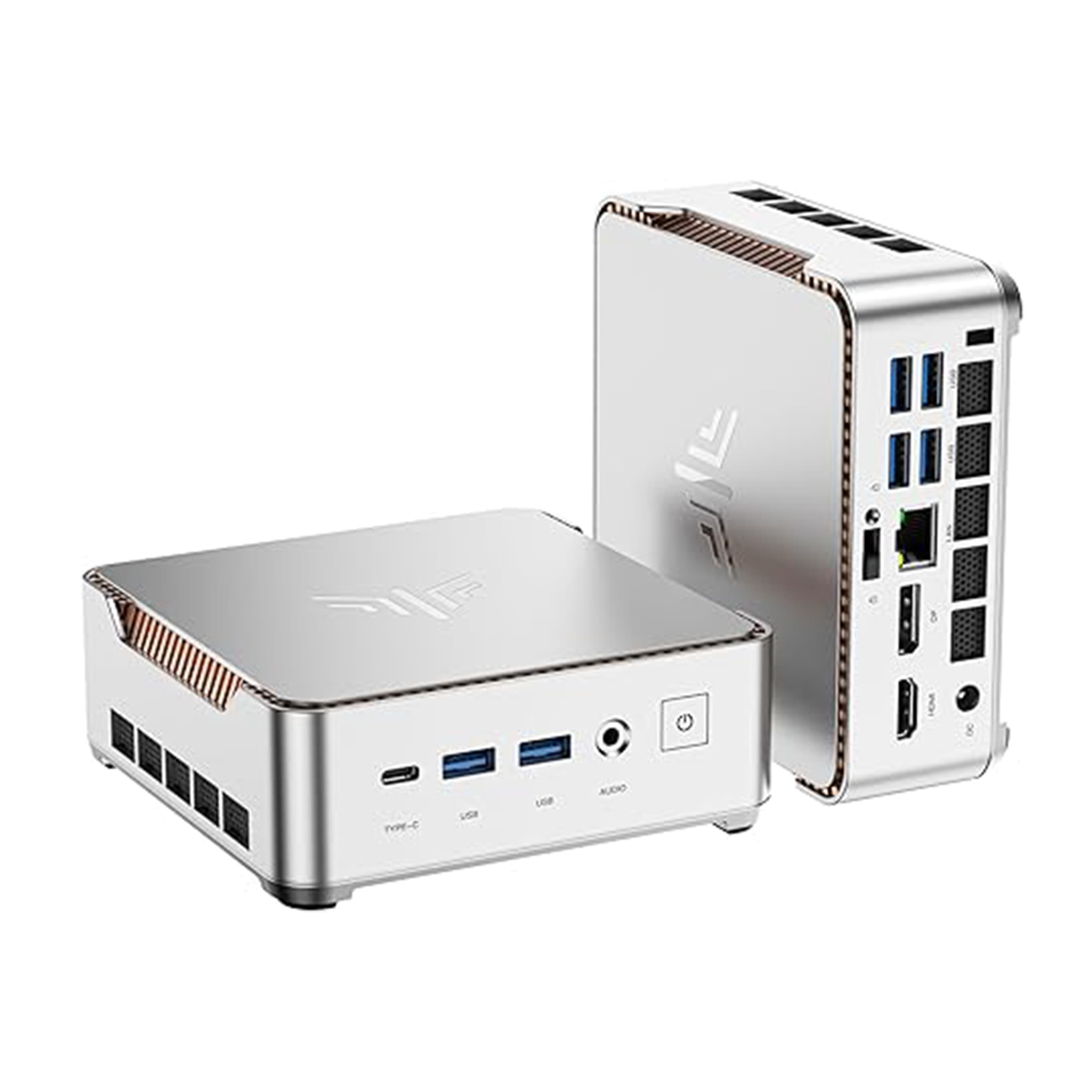 KAMRUI Embedded Mini PC – Intel Processor, Dual Ethernet, 16GB RAM, 512GB SSD, Fanless Industrial Business Computer