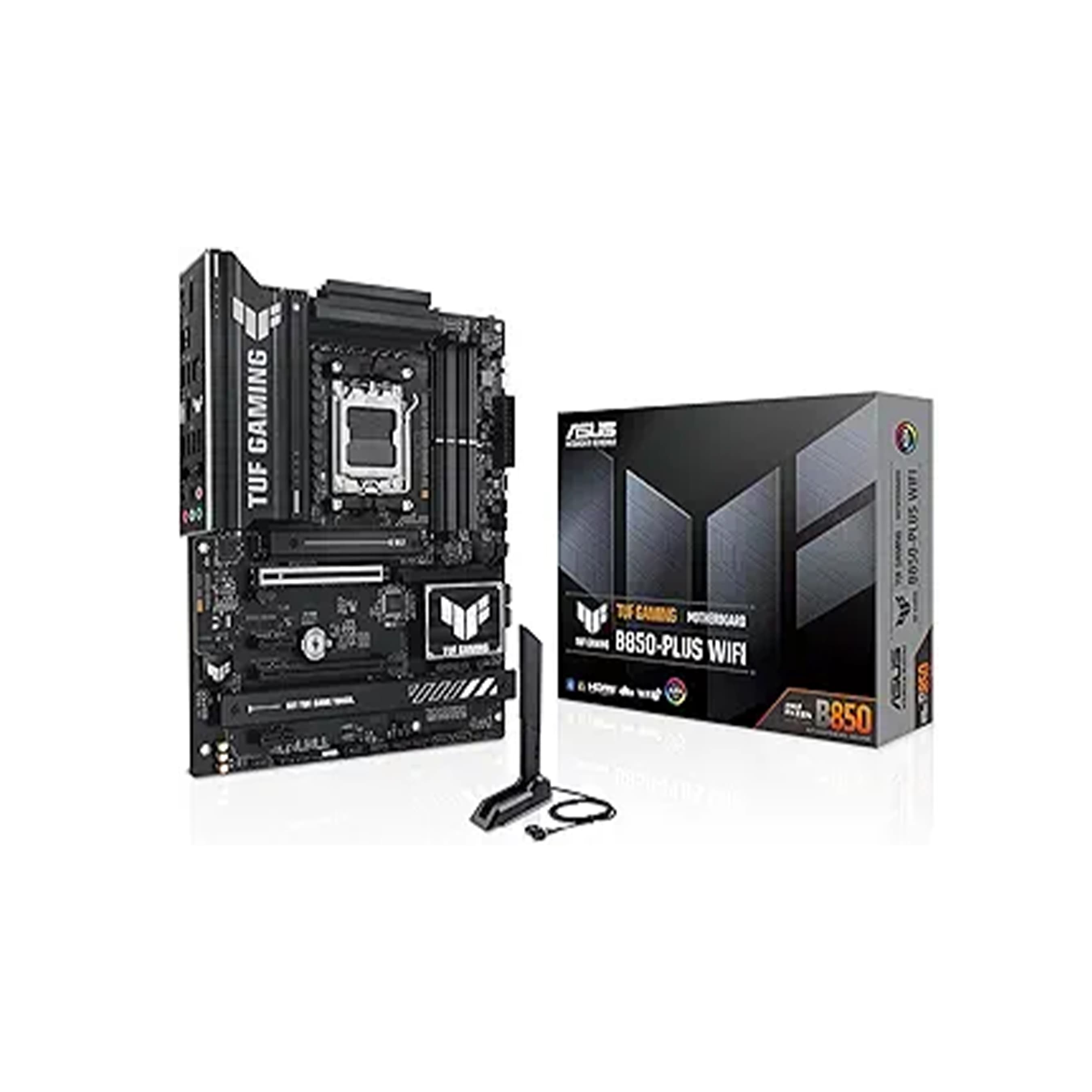 ASUS TUF Gaming B850-PLUS WiFi Motherboard – AMD AM5 ATX Motherboard with DDR5 Support