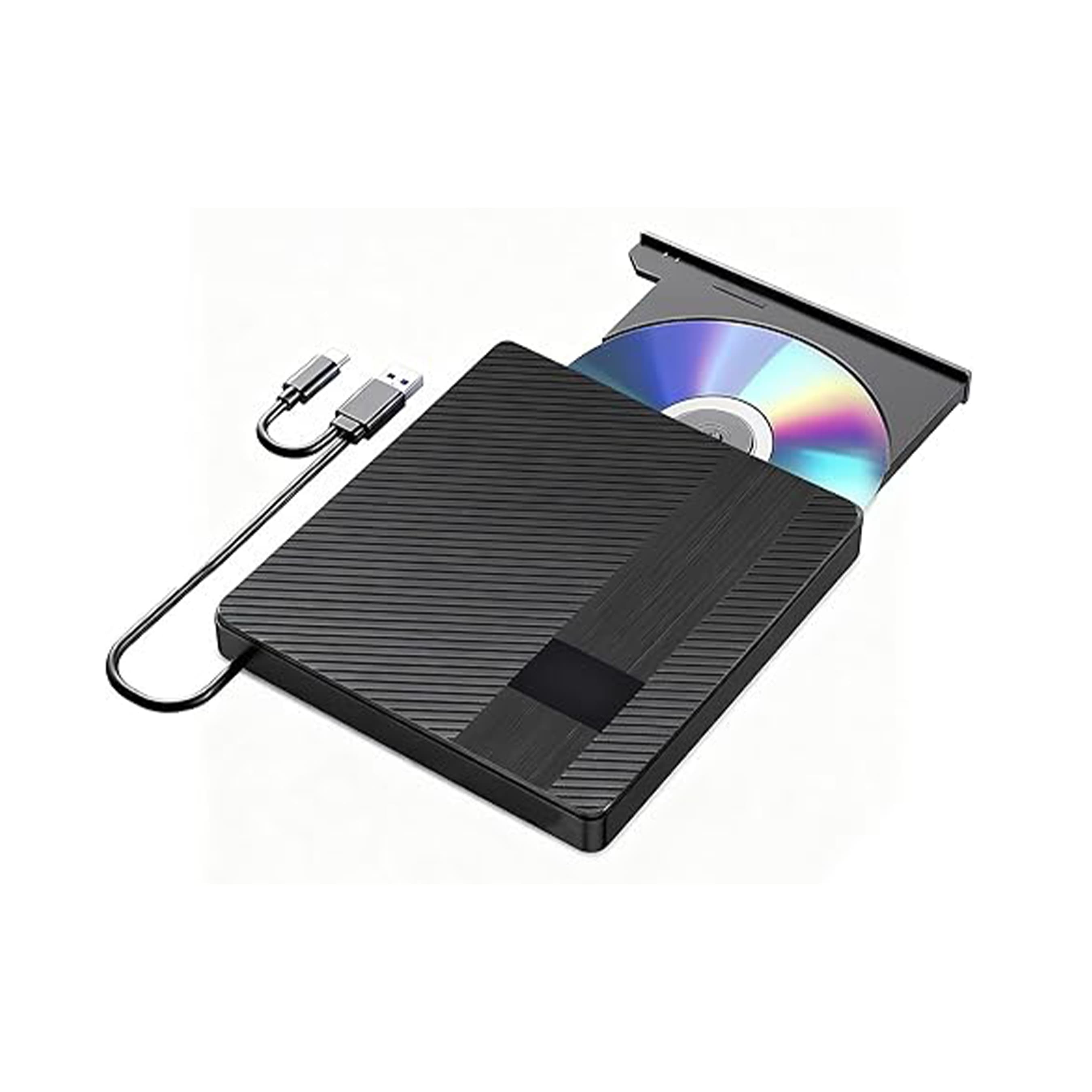Svemei External Blu-ray Drive – Portable USB 3.0 Blu-ray/DVD/CD Rewriter for Laptop and Desktop Computers