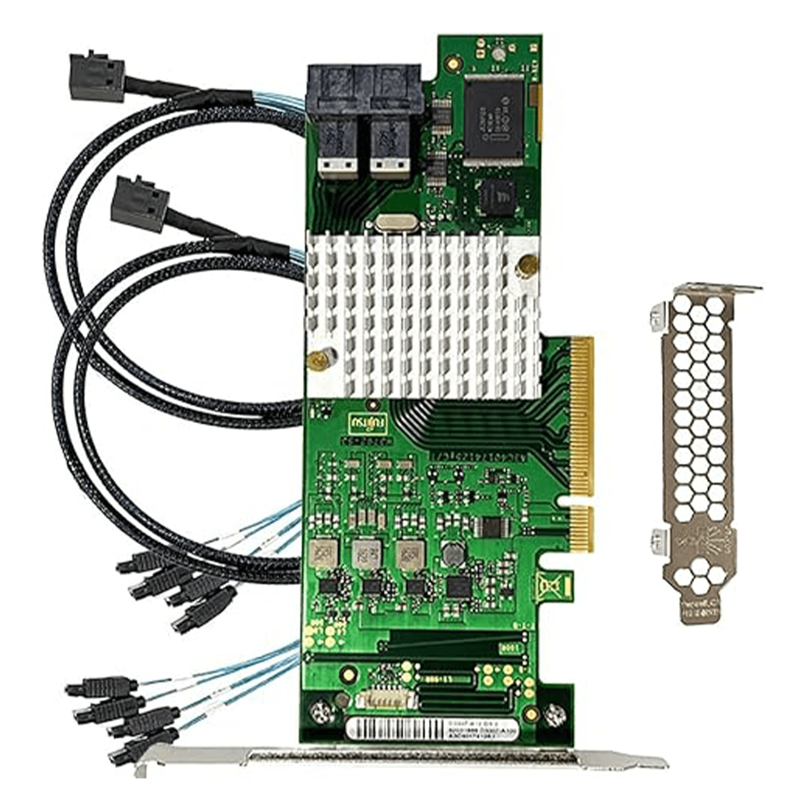 LSI 9201-8i SAS RAID Controller Card – 8-Port Internal SATA/SAS HBA Adapter with SFF-8087 Cable Support