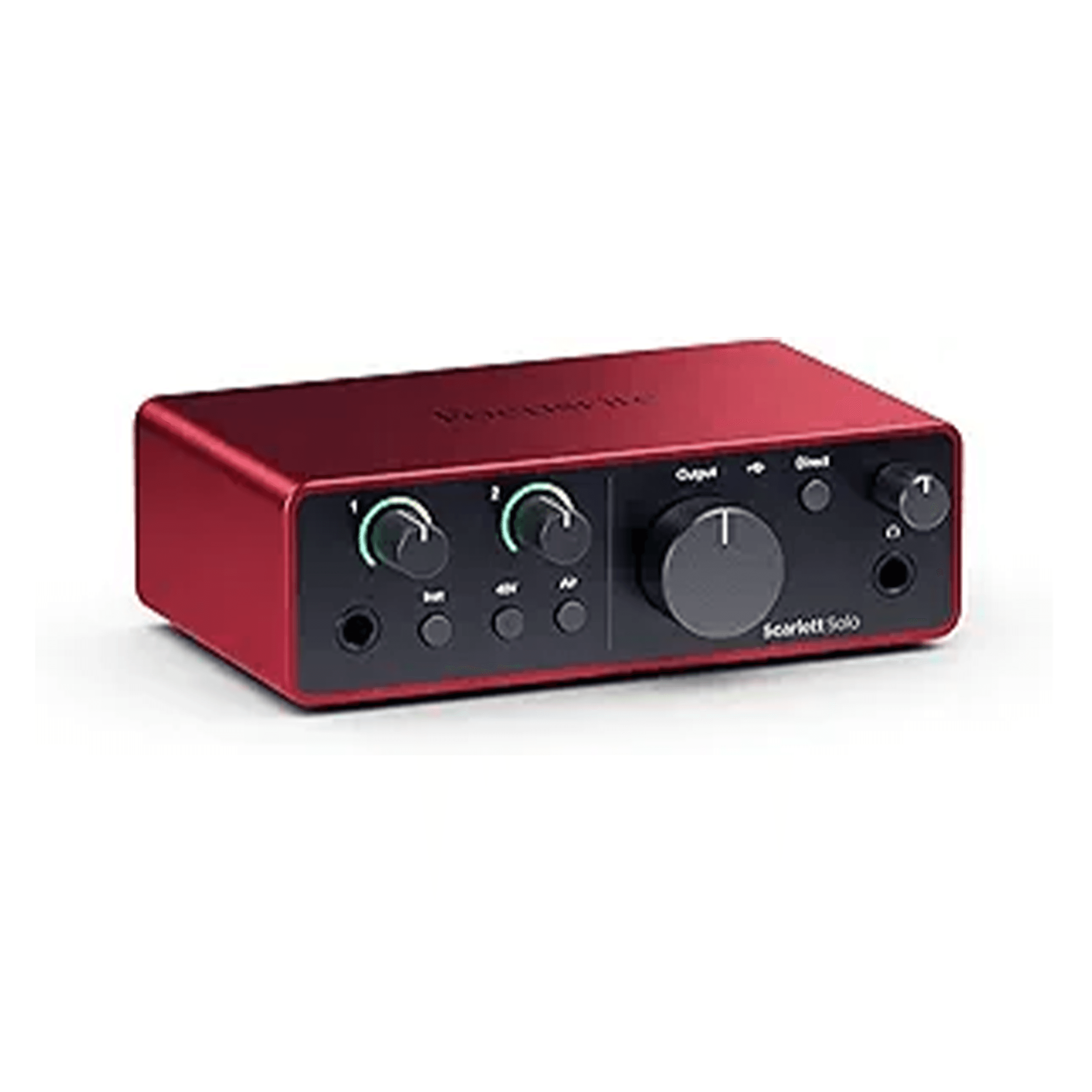 Focusrite Scarlett Solo 4th Gen USB Audio Interface – Professional Recording Interface for Guitar, Vocals & Studio Production