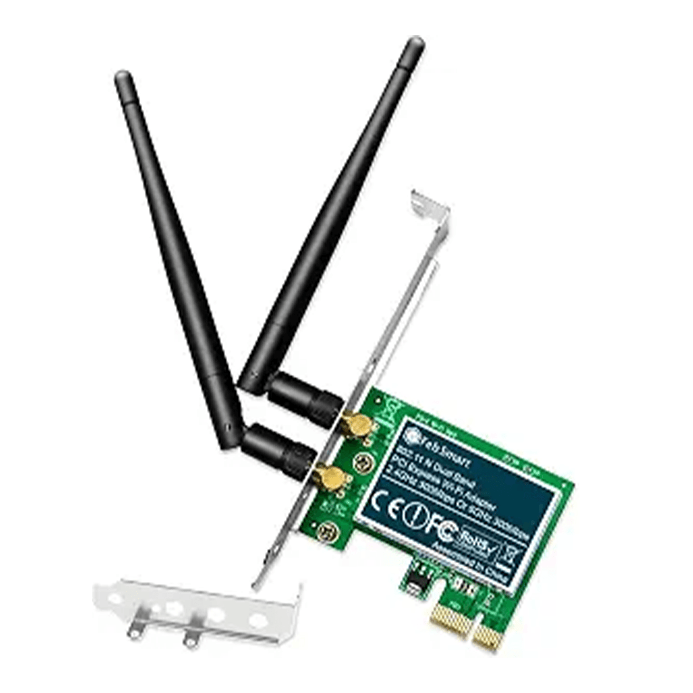 FebSmart FS-N600 Basic PCIe WiFi Card – Wireless N600 Dual Band PCI Express Network Adapter